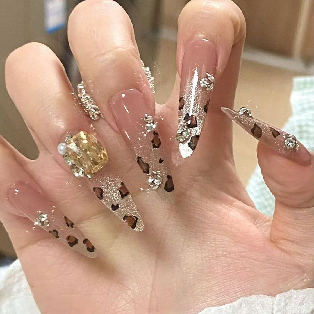 Artistic Gel Press-On Nail Set Bowlift