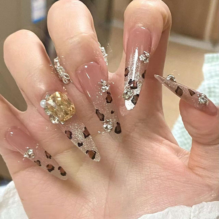 Artistic Gel Press-On Nail Set Bowlift