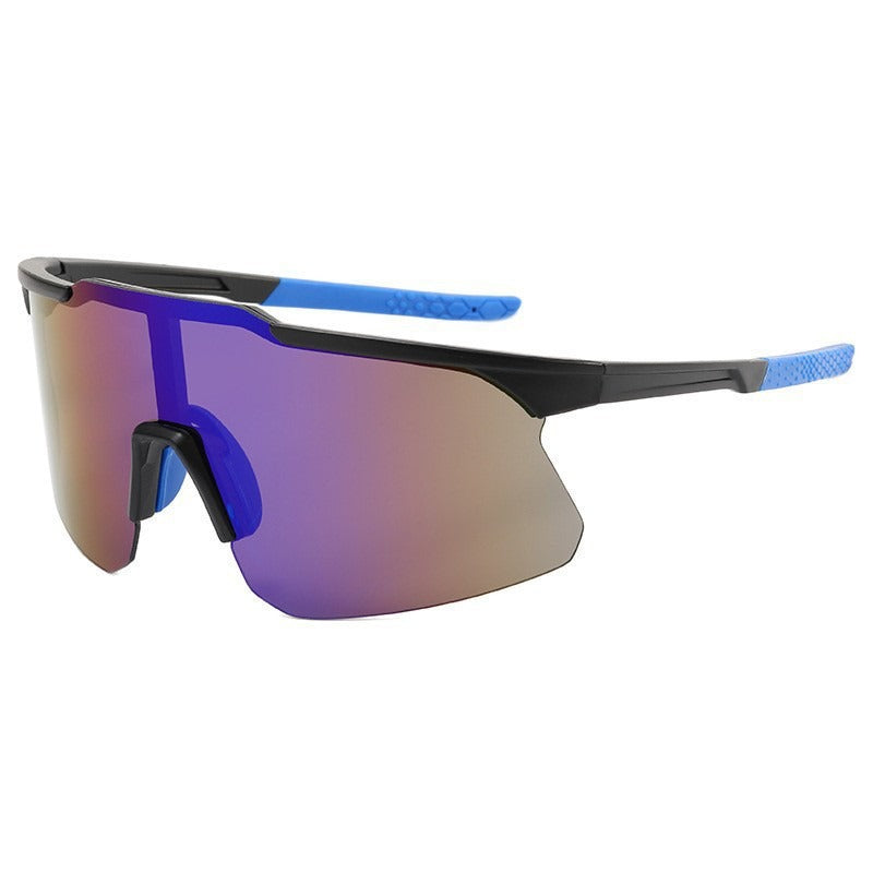 Unisex nan sporty performance sunglasses half rimless with polarized lenses and non-slip nose pad Bowlift