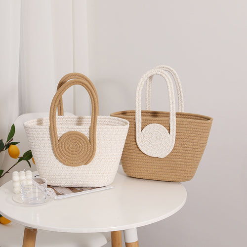 Decorative natural fiber bag Bowlift