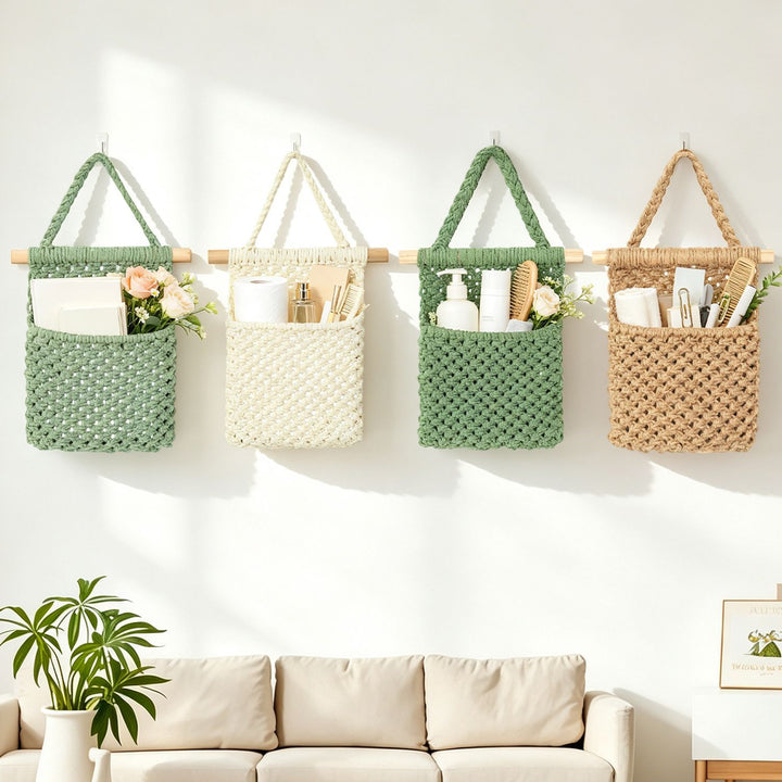Macrame Wall Organizer Bowlift