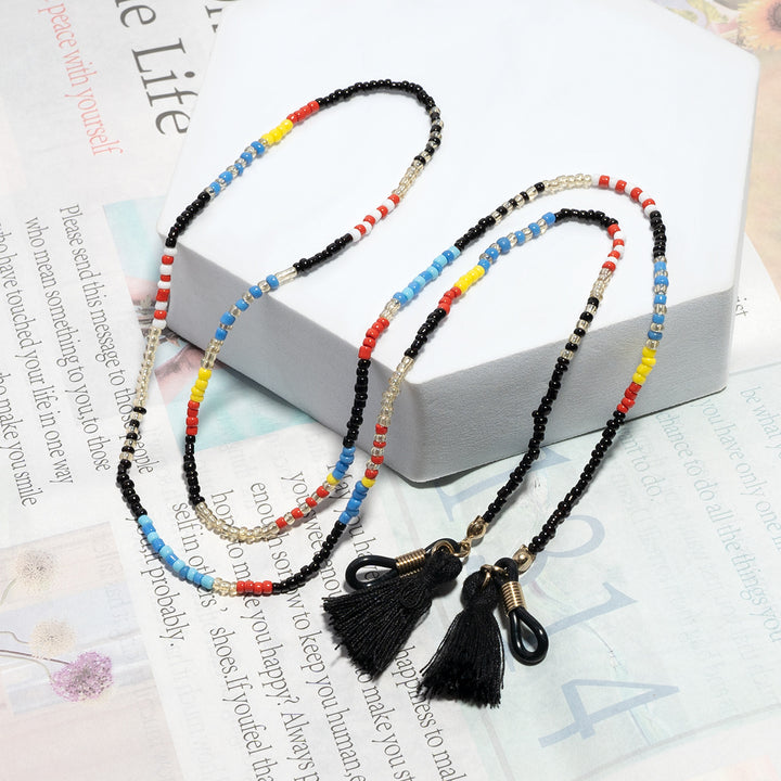 Designer Eyewear with Beaded Holder Bowlift
