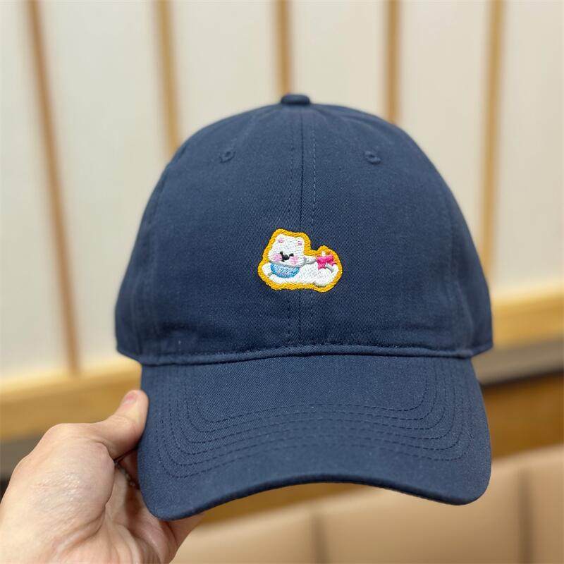 Women's Embroidered Fun Character Baseball Cap Bowlift