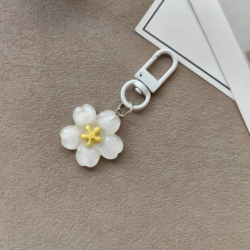 Key ring with flower motif Bowlift