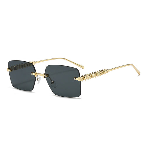 Women extravagant square glasses Bowlift