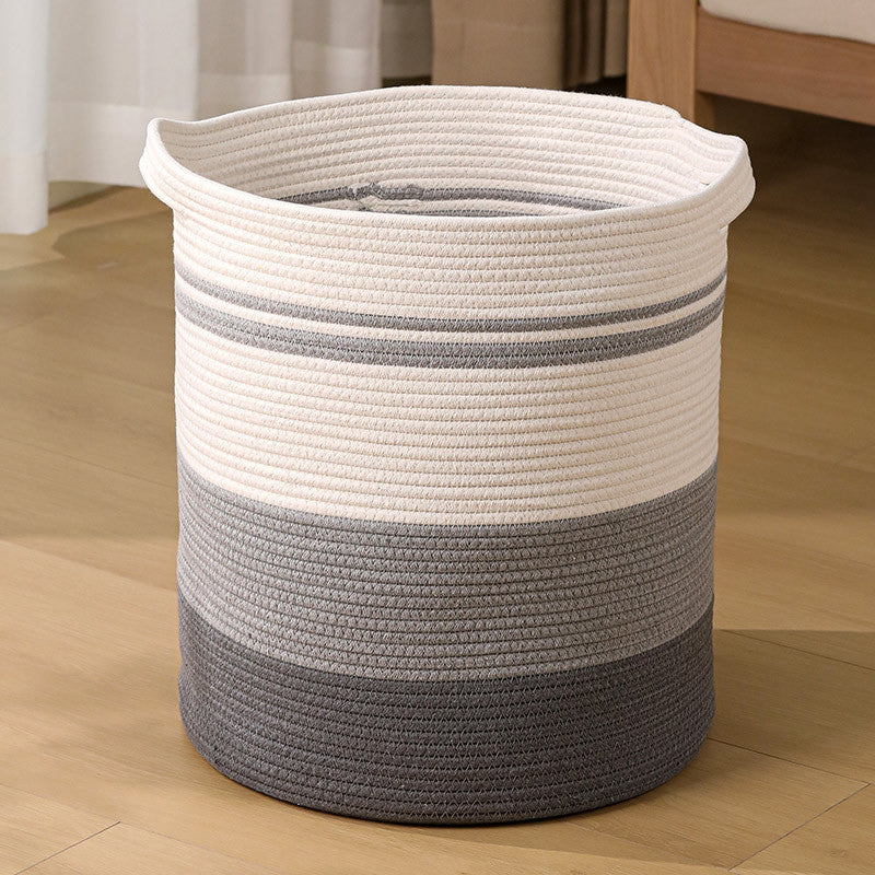 Women's storage basket with modern striped design Bowlift