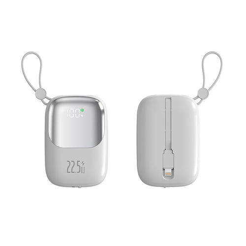 Portable power bank with integrated charging port and LED display Bowlift