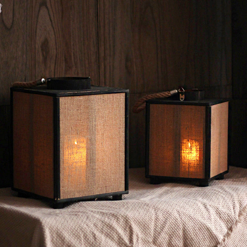Rustic Table Lamp Bowlift