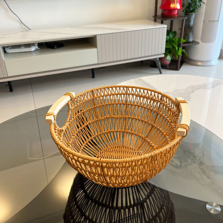 Modern Decorative Woven Fruit Bowl Bowlift