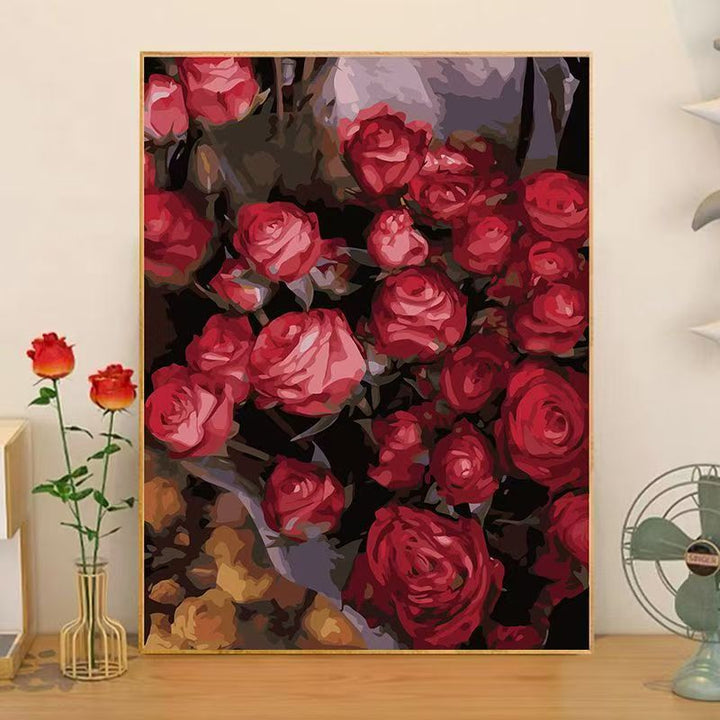 Floral Arrangement Canvas Art Bowlift