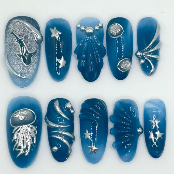 Thematic Artisan Press-On Nail Set Bowlift