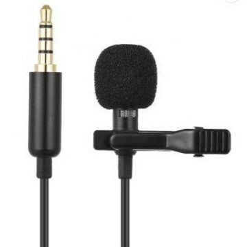 Lavalier microphone with flexible clip Bowlift