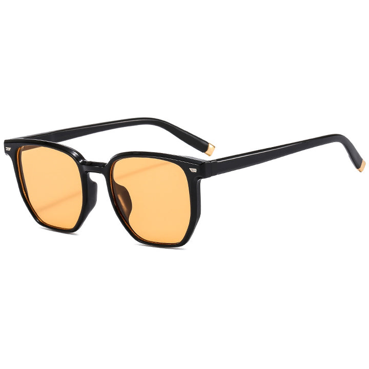 Women's fashionable transparent sunglasses in elegant hexagon design Bowlift