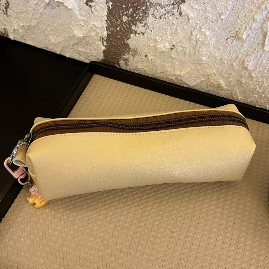 Textured Leather Pencil Case Bowlift
