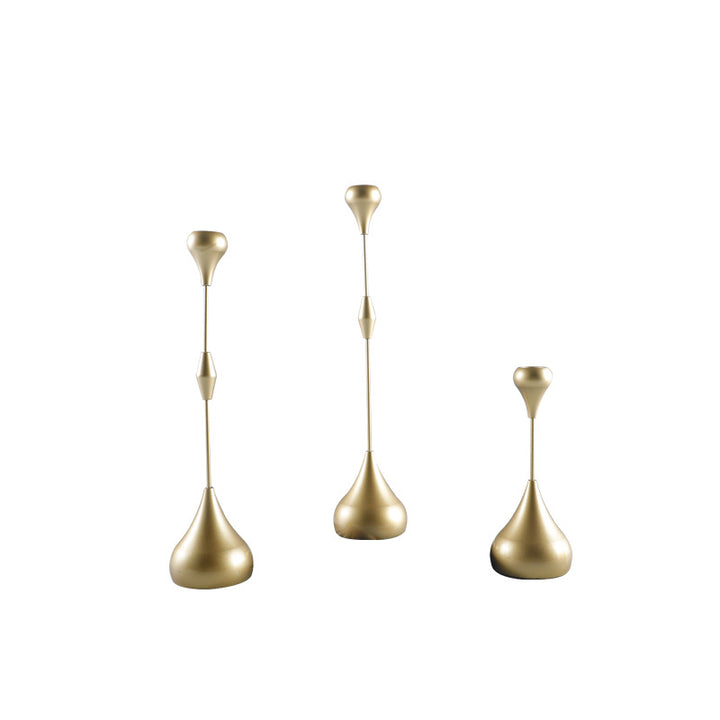 Modern Abstract Metal Plant Sculpture