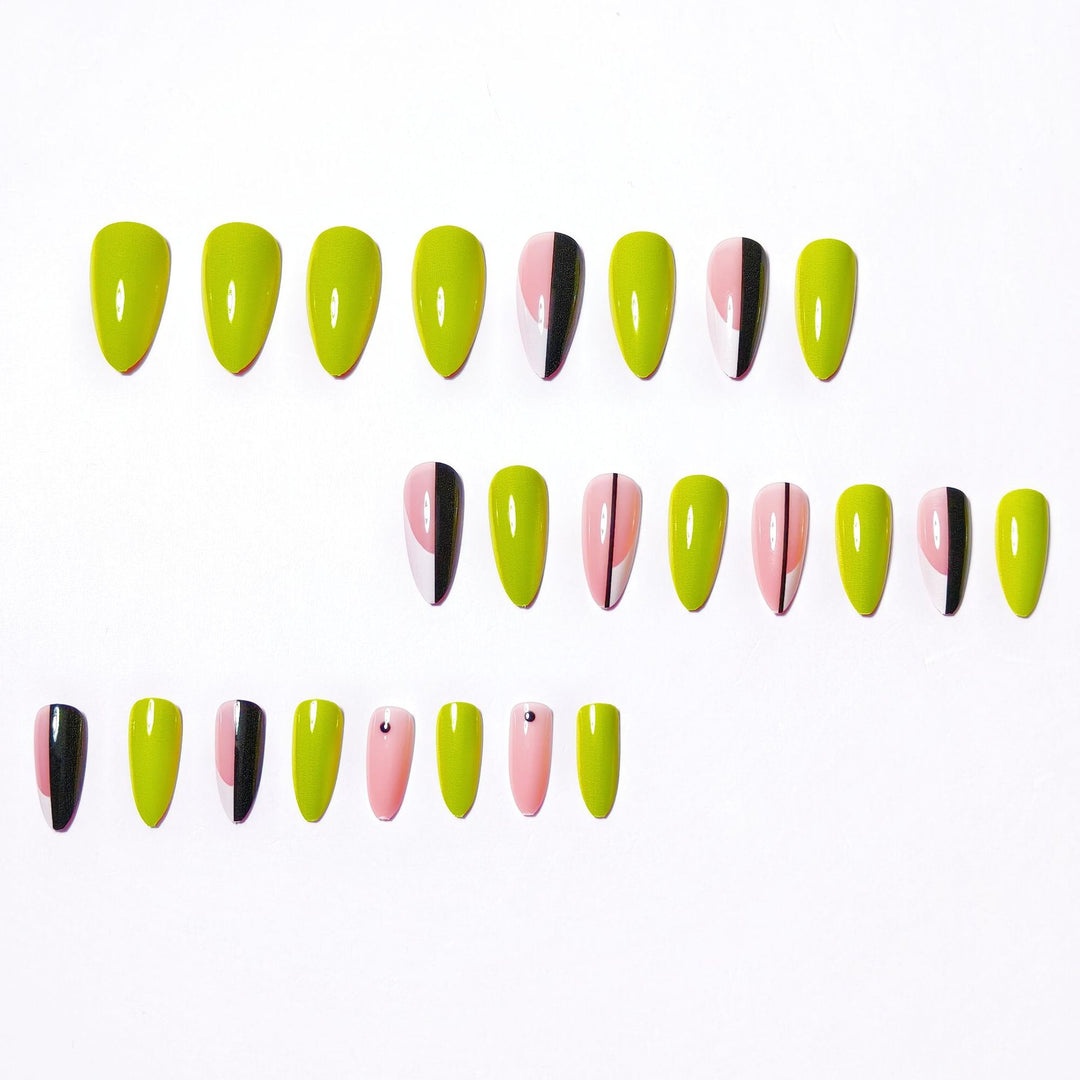 Edgy Angular Nail Art Bowlift