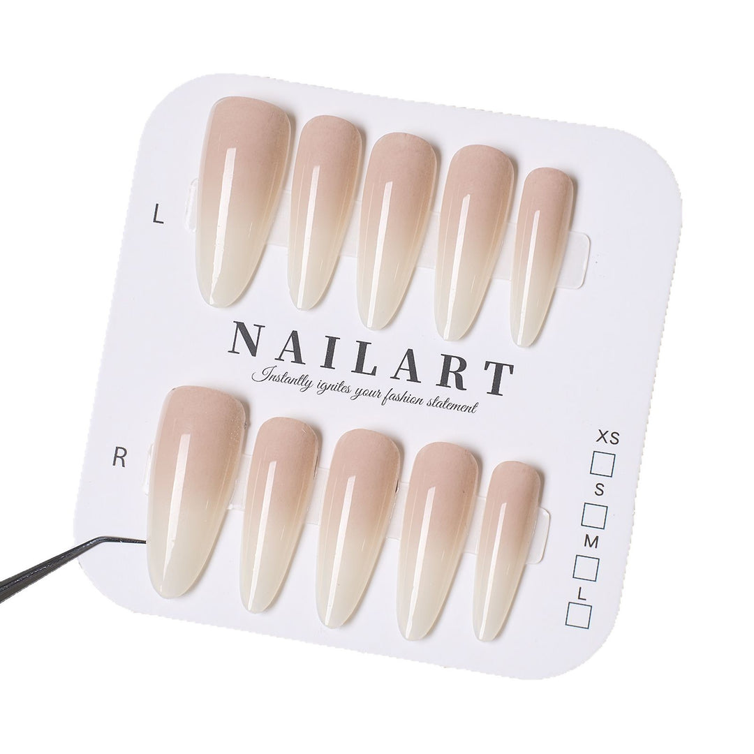 Elegant Stiletto Shape Press-On Nail Set Bowlift
