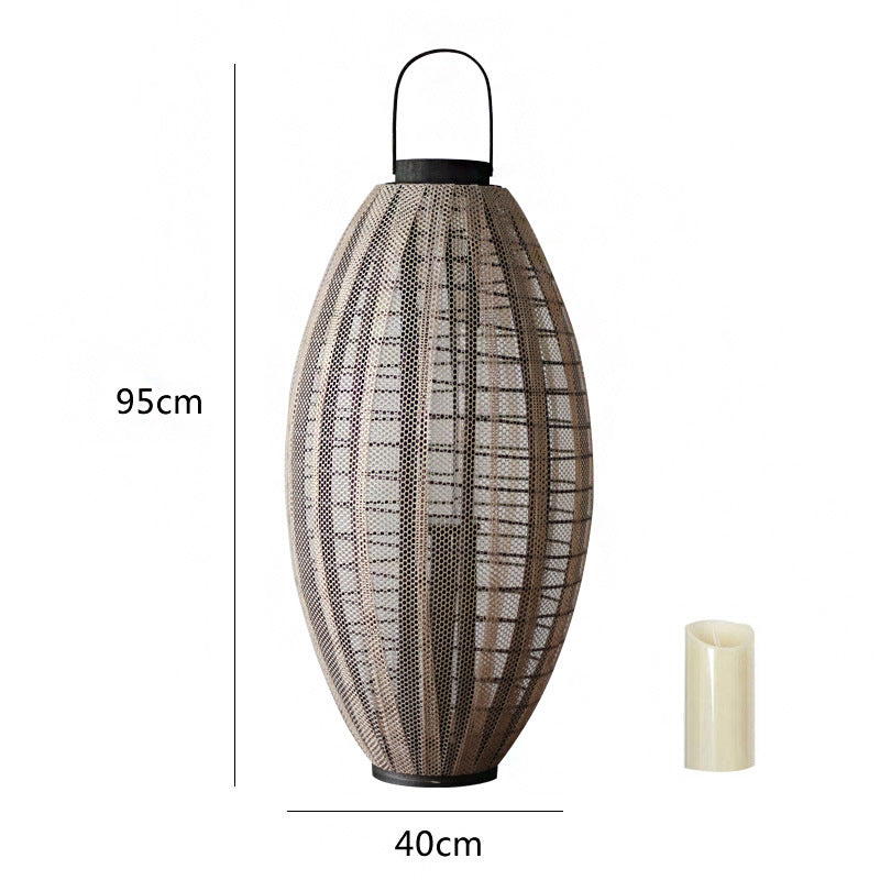 Elegant lantern with metal grid Bowlift