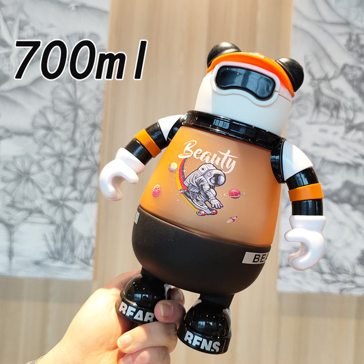 Women's creative drinking bottle in astronaut design Bowlift