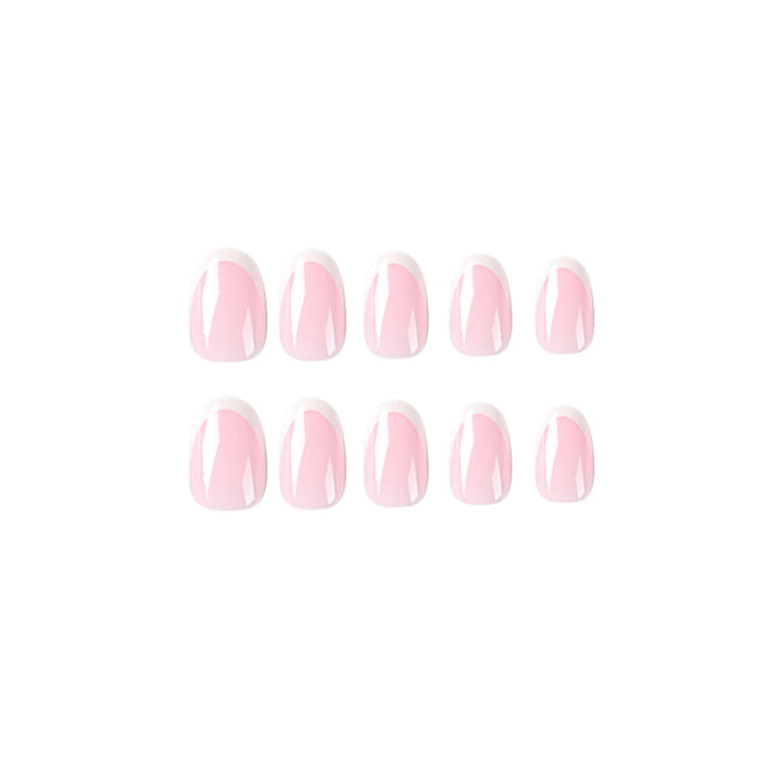 Elegant Nail Art with French Tips Bowlift