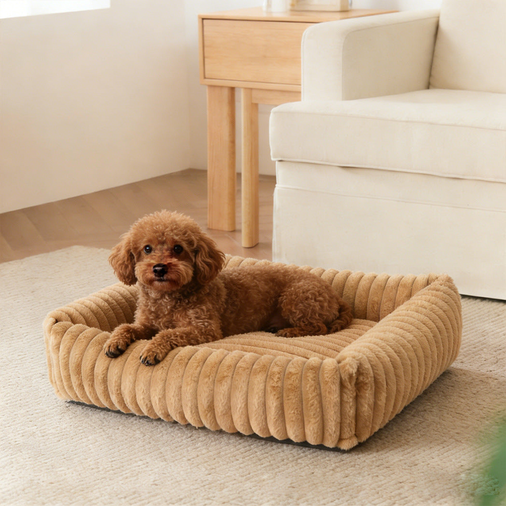 Plush Supportive dog Cushion