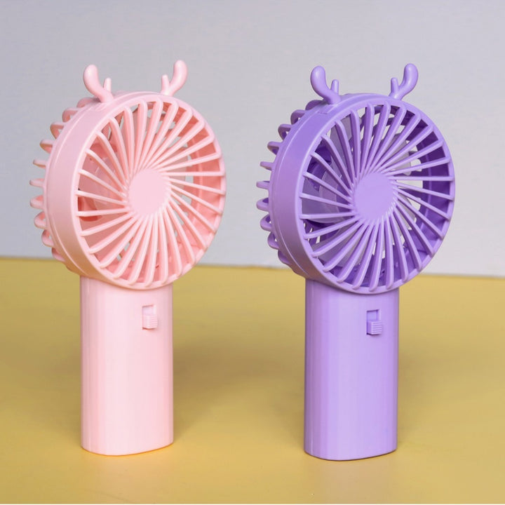 Unisex Portable Creative Animal Design Fan Bowlift