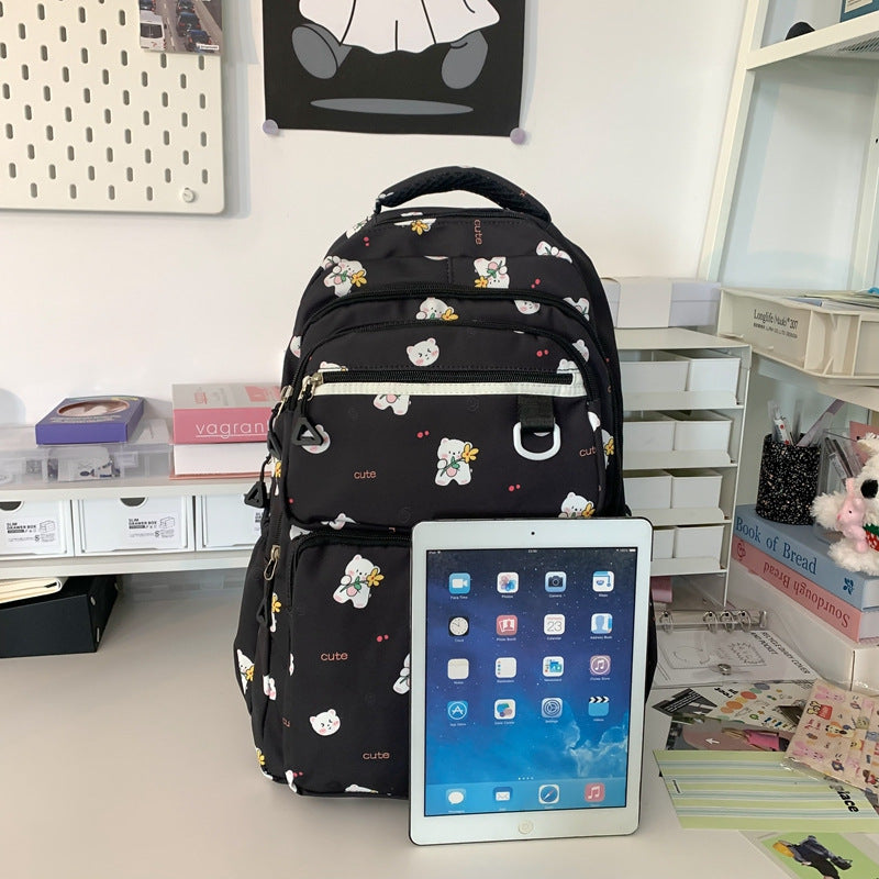 Plush backpack with playful animal motif Bowlift