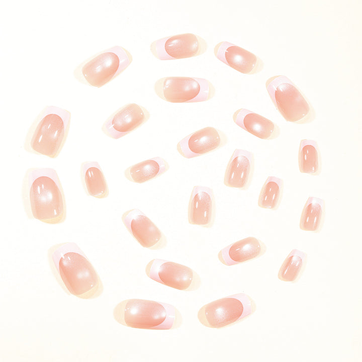 Stylish Elegant French Tip Nail Art Bowlift