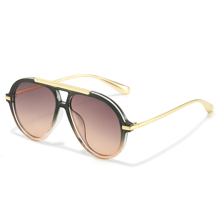 Fashion-Forward Futuristic Round Sunglasses Bowlift