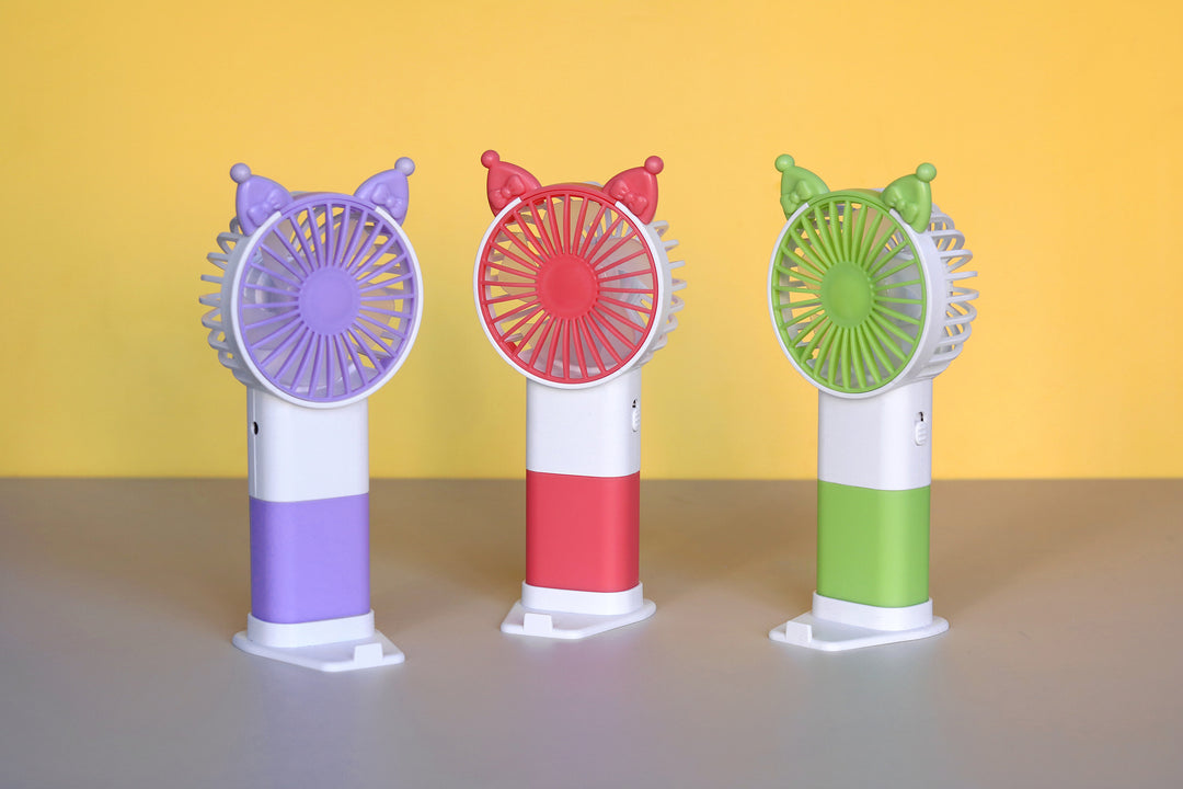 Unisex Portable Mini Hand Fan with Playful Design Bowlift