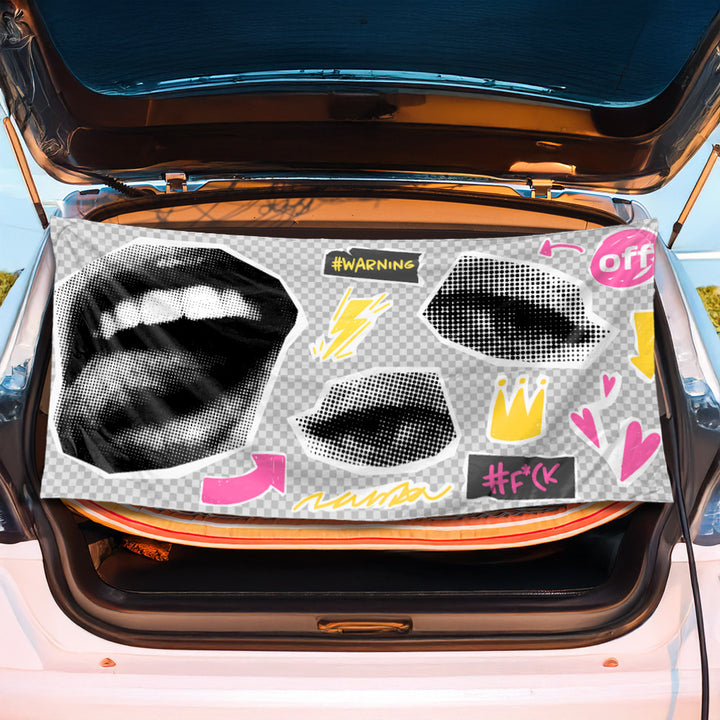 Trunk mat in creative flamingo design Bowlift