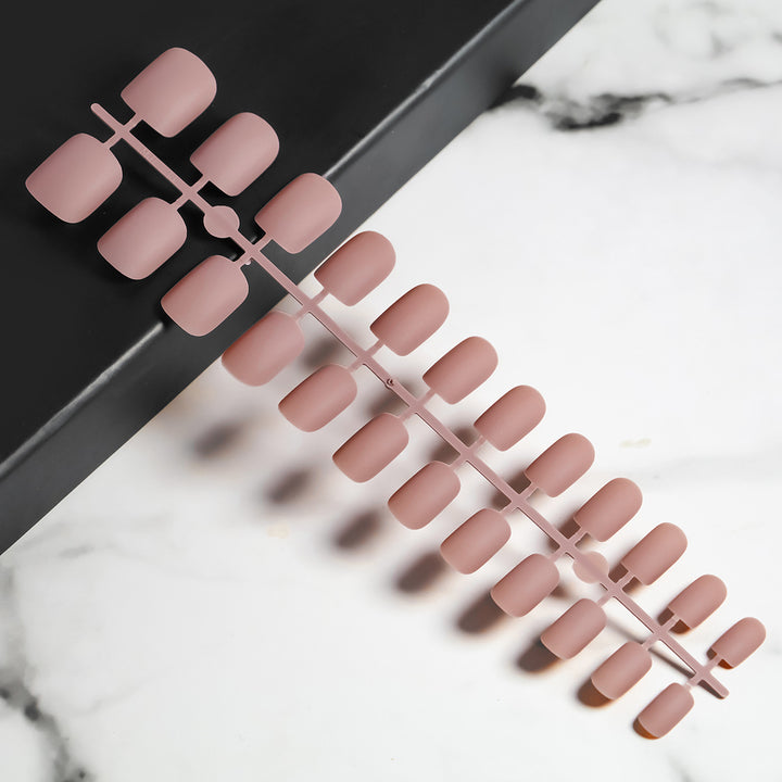 Matte Finish Press-On Nail Tips Bowlift
