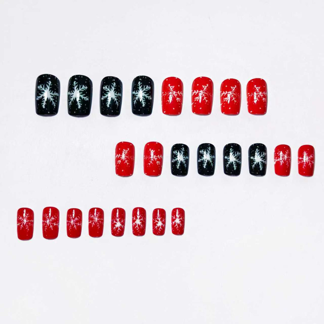 Themed Winter Holiday Nail Art Bowlift