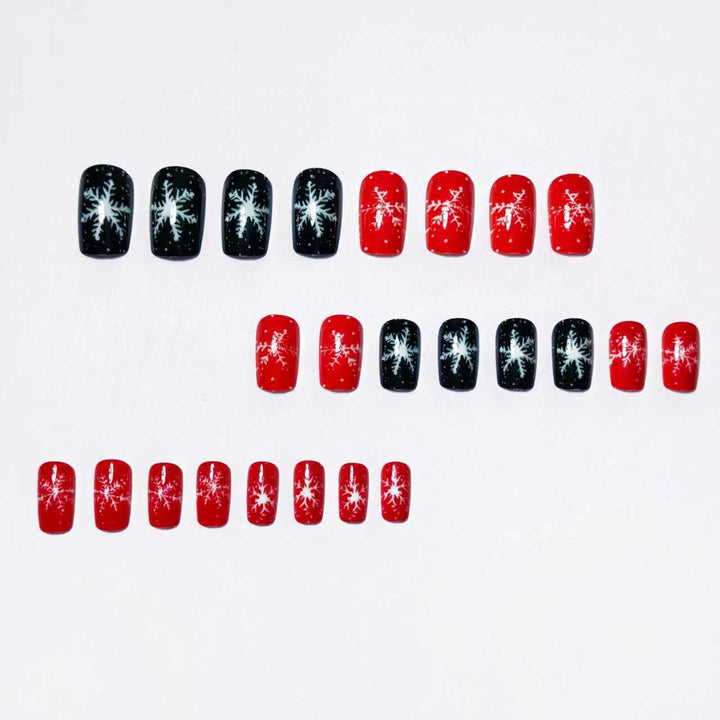 Themed Winter Holiday Nail Art Bowlift