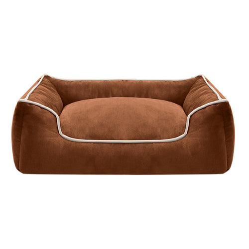 Cozy Velvet Dog Bed