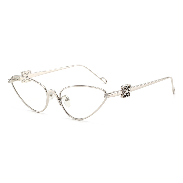 Women's Cat-Eye Sunglasses with Elegant Accents and UV Protection Bowlift