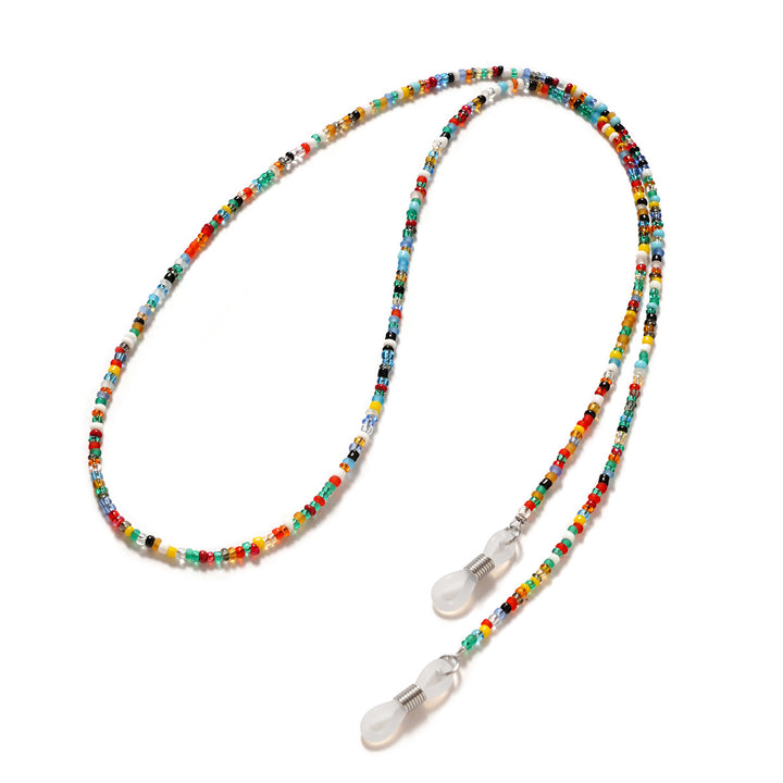 Multi-Colored Beaded Glasses Holder Chain Bowlift