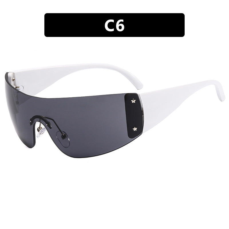 Women's stylish visor-like sunglasses Bowlift