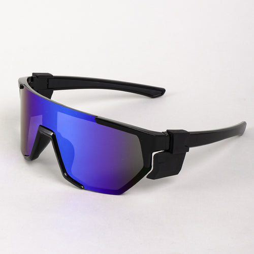 Women's sports sunglasses in a modern futuristic design with polarized lenses Bowlift