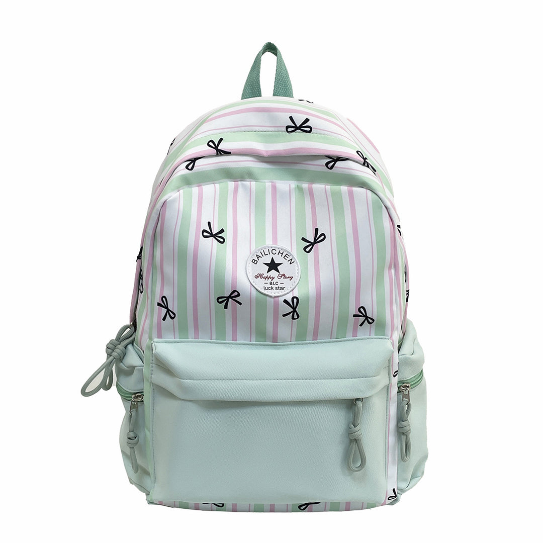 Modern Striped Backpack