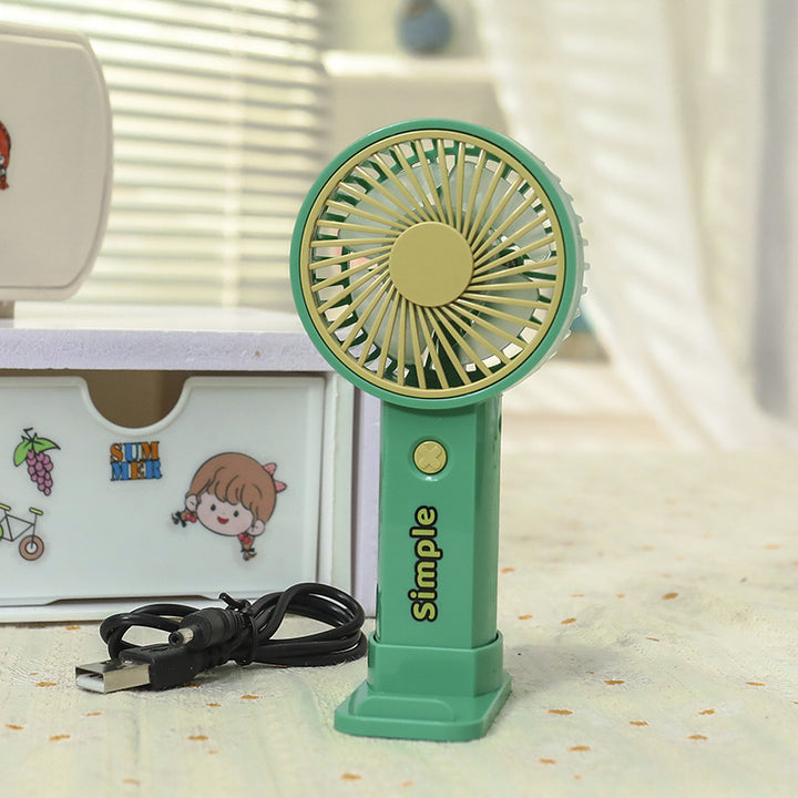 Portable hand fan with USB charging function and low noise level Bowlift