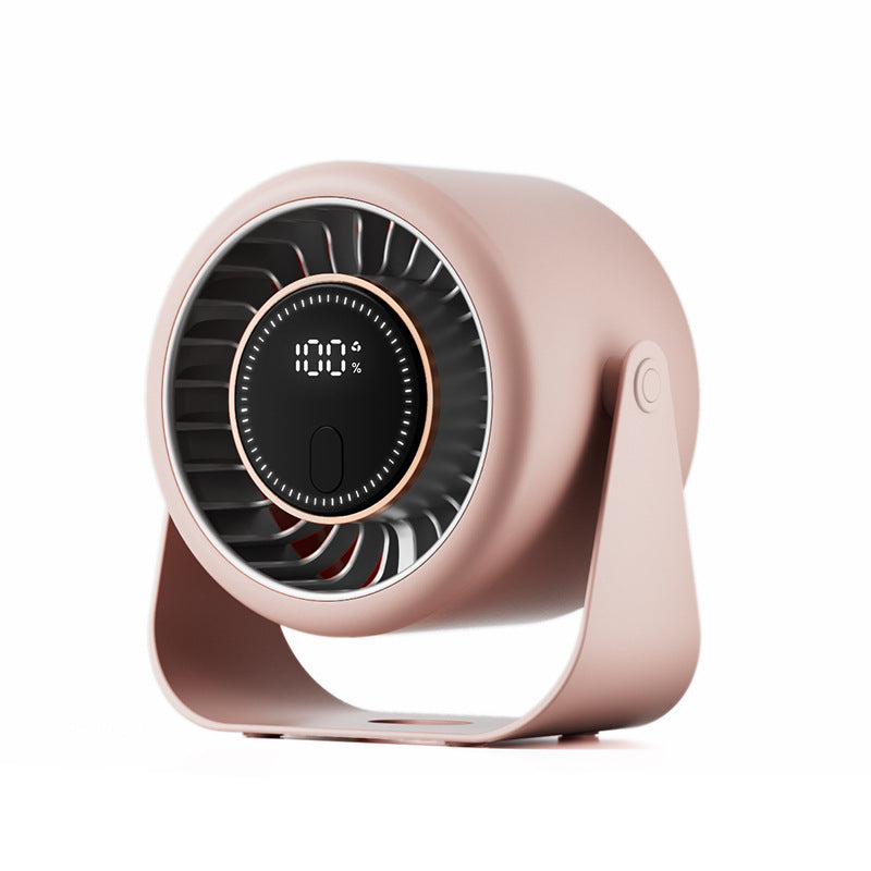 Women's portable hand fan with digital display Bowlift