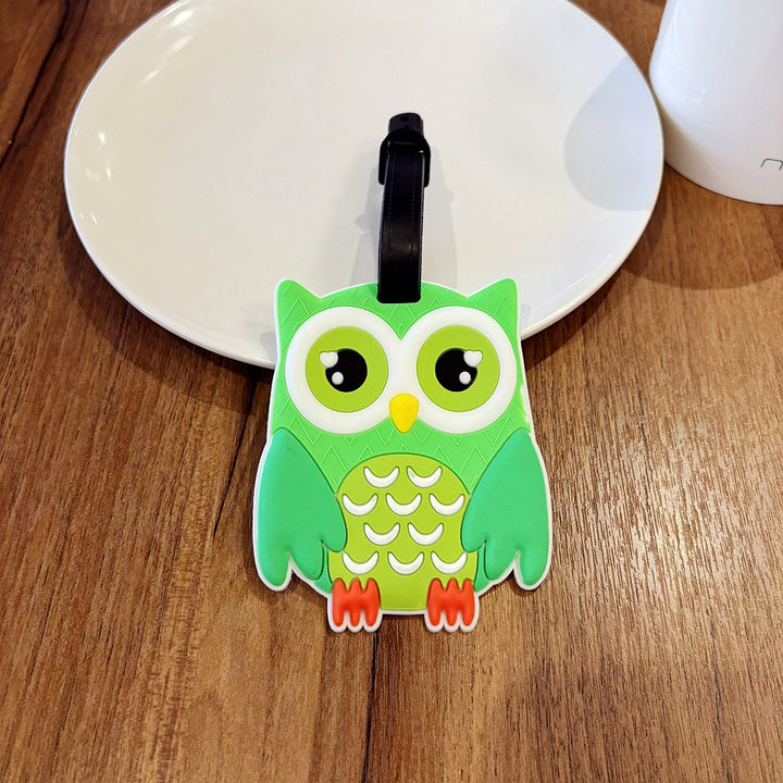 Owl-Shaped Travel Luggage Tag Bowlift