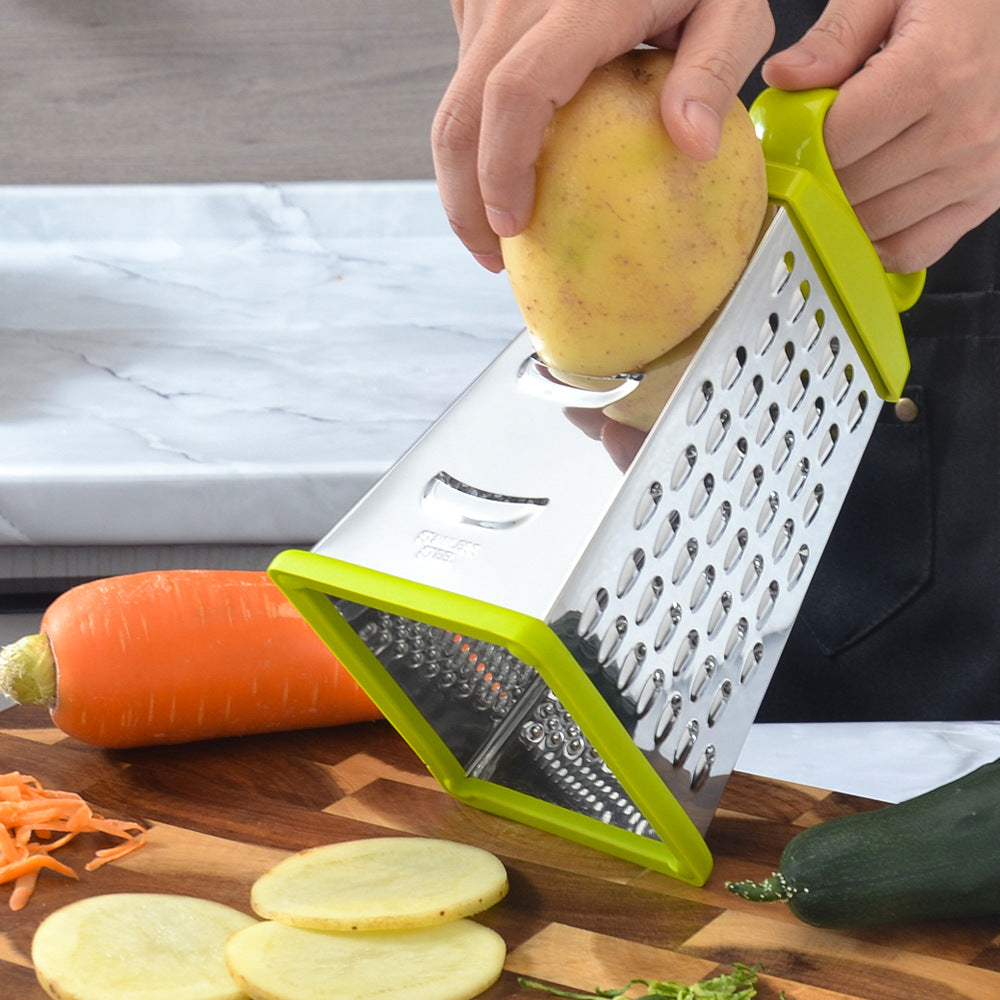 Ergonomic stainless steel cheese and vegetable slicer Bowlift