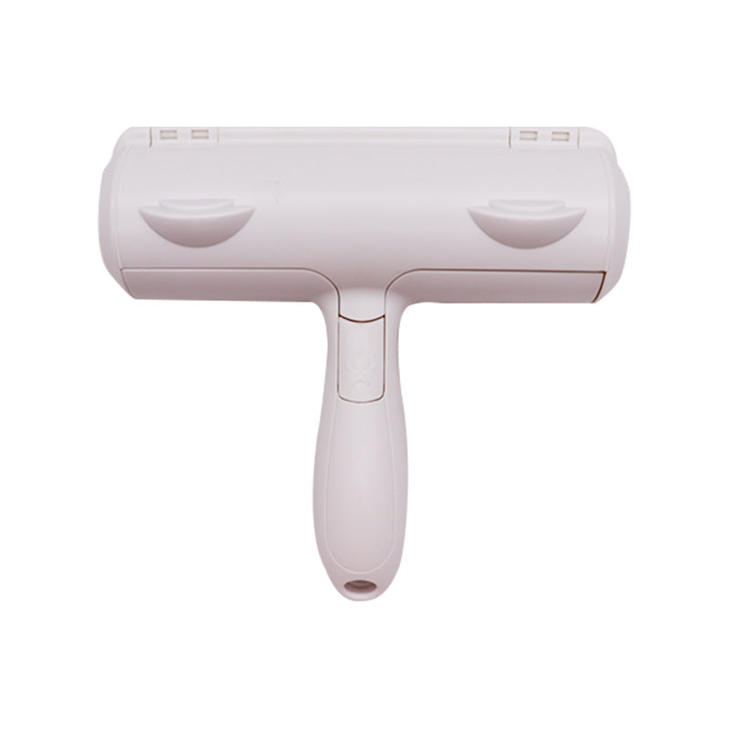 Self-cleaning pet hair and lint roller with washable refillable cartridge Bowlift