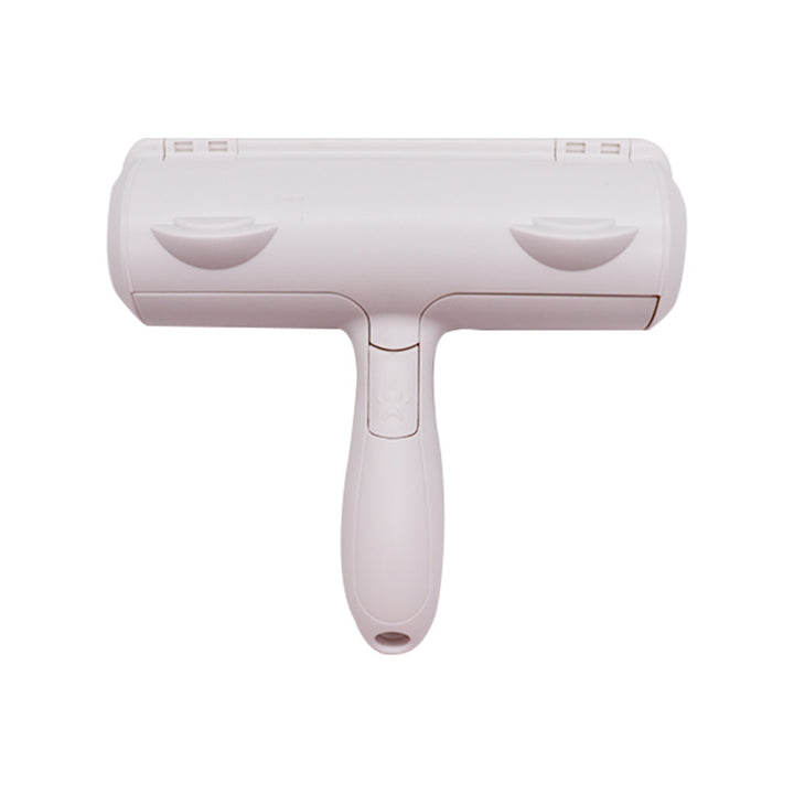 Self-cleaning pet hair and lint roller with washable refillable cartridge Bowlift