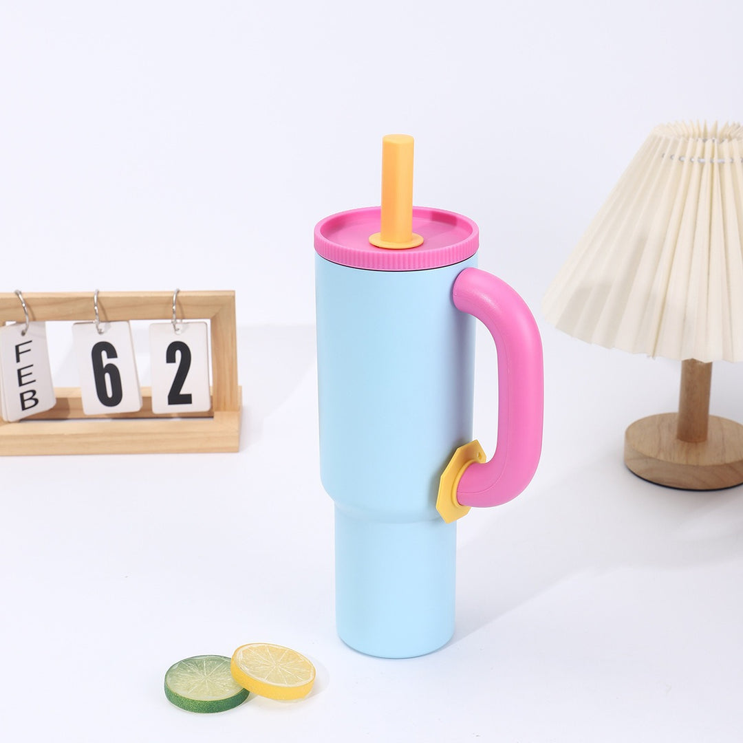 Women's stylish insulated mugs with integrated drinking spout Bowlift