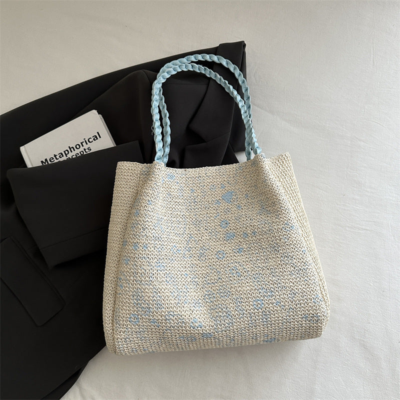 Chic Woven Tote Bag Bowlift
