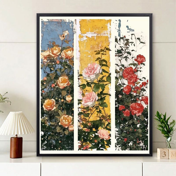 Vintage Floral Wall Art Bowlift