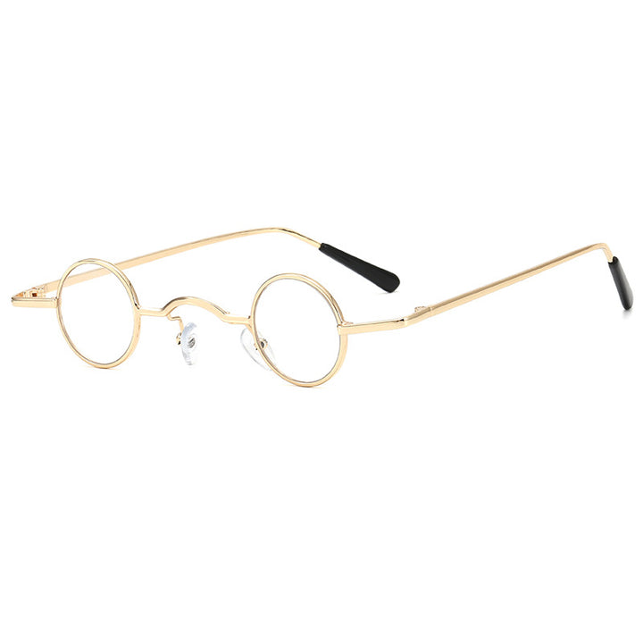 Women's fashionable round glasses with intricate metal frame Bowlift